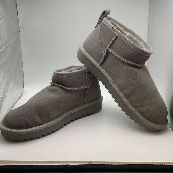 CUSHIONAIRE ❄️ Women's COZY pull on boot +Memory Foam SIZE 7.5 GREY - Picture 6 of 6